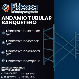 Andamio Tubular Banquetero en Monclova - Imagen 1