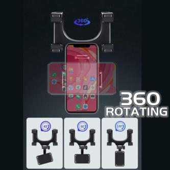 Anti Shock Retractable In-Car Rear View Mirror Mount Phone … in Petaling Jaya - Image 1