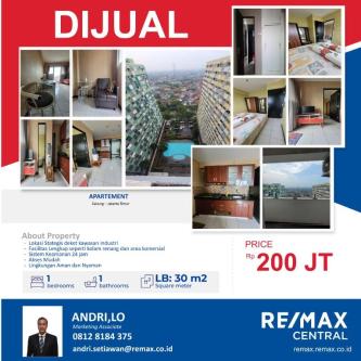 Apartment 1 BR Sentra Timur Residence Furnished in Bekasi - Image 1