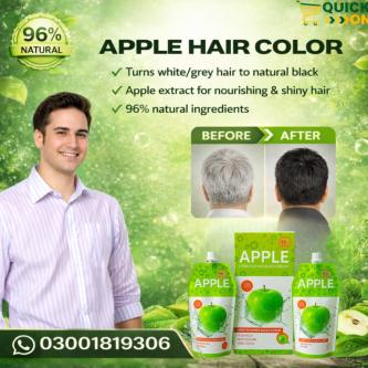 Apple Hair Color In Layyah Best Choice for White Hair in Multan - Image 1
