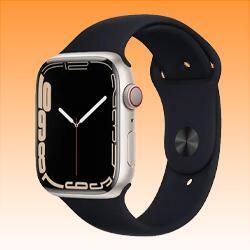Apple Watch Series 7 (45MM, Starlight, Cellular) - Excellent in Whangarei - Image 1