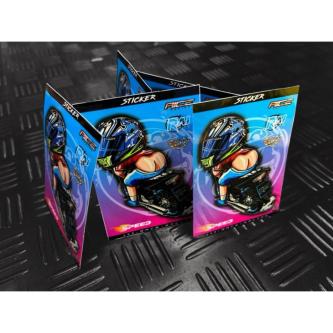 Arai Ricedecal Cartoon Genre Sticker in Singapore - Image 1