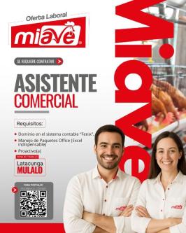 Asistente Comercial en Latacunga - Imagen 1