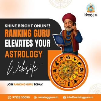 Astrology Business Web Design | Ranking Guru in Ahmedabad - Image 1