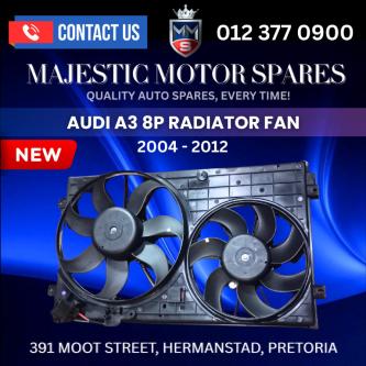 Audi A3 8P Radiator Fan (2004–2012) – For Sale | New in Pretoria - Image 1