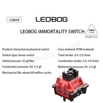 Aula LEOBOG IMMORTALITY SWITCH Hot Swap linear switch 5-pin … in Novena - Image 1