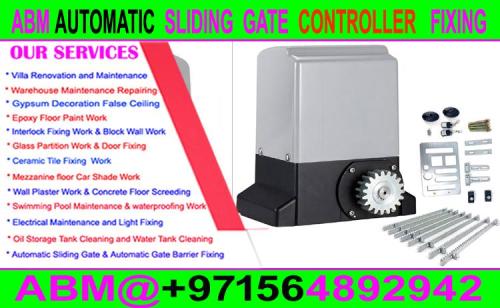 Automatic Sliding Gate controller Machine Fixing in Ajman Dubai in Sharjah - Image 2