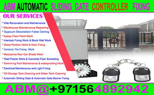Automatic Sliding Gate controller Machine Fixing in Ajman Dubai in Sharjah - Image 1