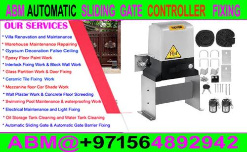 Automatic Sliding Gate controller Machine Fixing in Ajman Dubai in Sharjah - Image 5