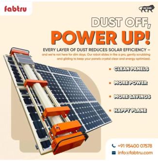 Automatic Solar Panel Cleaning Robot in Dwarka - Image 1