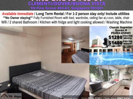 Available﻿ Immediate- Common Room/Include Utilities/Wifi/Air … in Singapore - Image 1
