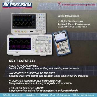 B&K PRECISION OSCILLOSCOPES – PRECISION TOOLS in Balakong - Image 1