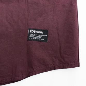 BADII Basic Rayon Shirt YUREKA Maroon in Selayang Baru - Image 1