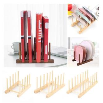 BAGGLE Wooden Stand Rack Beautiful Dish Tray Kitchen in Singapore - Image 1