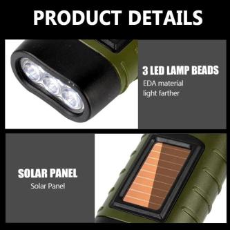 BANA LED Flashlight, Hand Press Portable Powered Torch, … in Singapore - Image 1