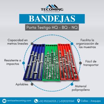 BANDEJAS PORTATESTIGO PARA PERFORACIÓN DIAMANTINA en Tocache Nuevo - Imagen 1