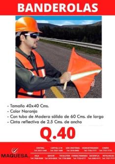 BANDEROLAS CON REFLECTIVOS en Quetzaltenango - Imagen 2