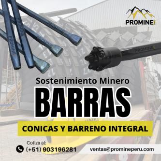 BARRAS CONICAS Y BARRENOS INTEGRALES RENDIMIENTO Y DURABILIDAD en Cotahuasi - Imagen 1