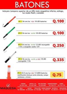BATON LED RECARGABLE en Retalhuleu - Imagen 1