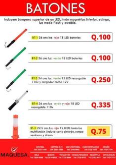 BATONES DE ILUMINACIÓN LED en Retalhuleu - Imagen 1