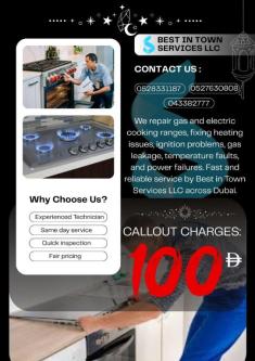 BEST COOKING RANGE REPAIRING SERVICE DUBAI in Dubai - Image 1