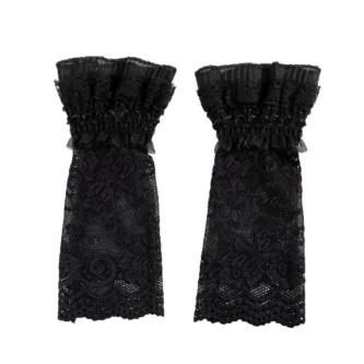 BJASHOP Arm Sleeves Cuffs, Embroidery With Ruffles Lace … in Pasir Ris - Image 1