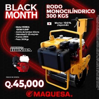 BLACK MONTH RODO MONOCILÍNDRICO 300 KGS en San Pedro Carchá - Imagen 1