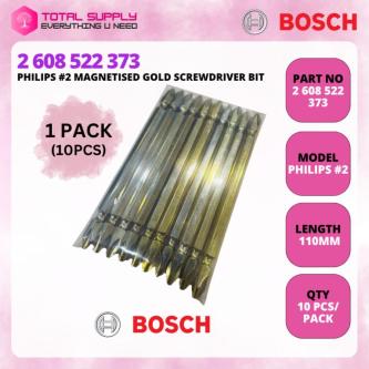 BOSCH PHILIPS #2 MAGNETISED GOLD SCREWDRIVER BIT (10 PCS x … in Johor Bahru - Image 1