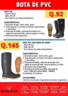 BOTAS ALTAS DE PVC en Retalhuleu - Imagen 1