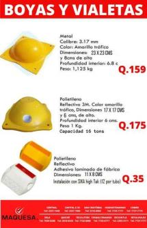 BOYAS Y VIALETAS REFLECTIVAS en Retalhuleu - Imagen 1