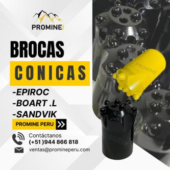 BROCA CÓNICA PARA ROCA|PROMINE PERÚ||ENVIOS||| en Lima - Imagen 1