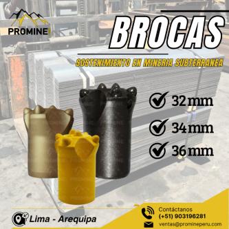 BROCAS CÓNICAS DE PERFORACIÓN RESISTENTES PARA ROCAS EN MINERÍA en Arequipa - Imagen 1