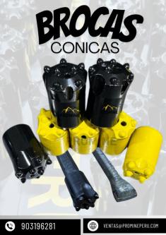 BROCAS CÓNICAS PARA ROCAS MIXTAS – PERFORACIÓN PRECISA | PROMINE en Chivay - Imagen 1