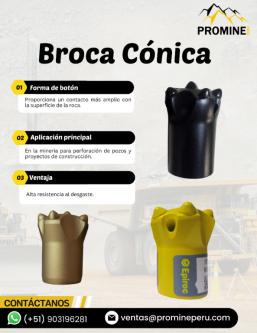 BROCAS CÓNICAS QUE RINDEN MAS METROS/ PROMINE SACAQP en Camaná - Imagen 1