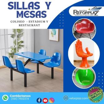 BUTACAS - MESAS - SILLAS MODELOS EXCLUSIVOS P.R.F.V en La Paz - Imagen 3