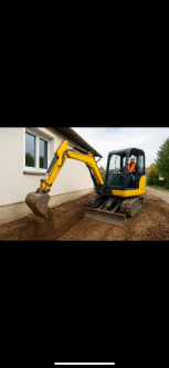 Bagger arbeiten in Wien - Bild 1