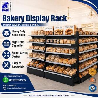 Bakery Display Rack | Bari Engineeering Pakistan in Lahore - Image 1