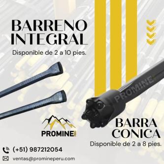 Barras Cónicas e Integrales Rendimiento que Penetra Profundo en Desaguadero - Imagen 1