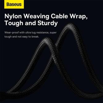 Baseus 3 In 1 USB 3.5A Micro Type C Cable For Mobile Phone … in Singapore - Image 1