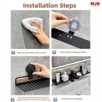 Bathroom Storage Rack Suction Cup Organizer Washstand … in Mandai - Image 1