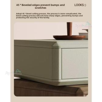 Bedside Table Storage Cabinet Three-layer Rotating Bedside … in Singapore - Image 1
