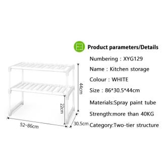 Best 2 Tier Modern Kitchen Under Sink Retractable Rack … in Kota Kinabalu - Image 1