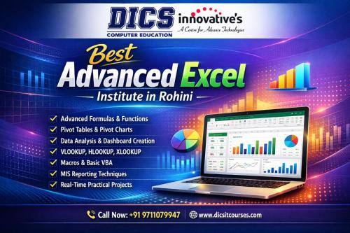 Best Advanced Excel Institute In Rohini – DICS Rohini in Delhi - Image 1