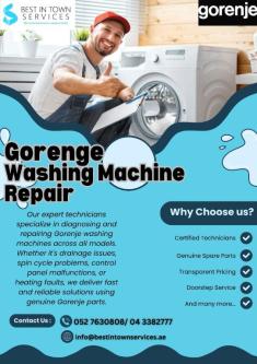 Best In Town - Gorenje Washing Machine in Dubai - Image 1