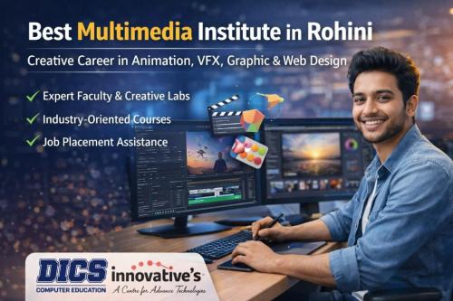 Best Multimedia institute DICS Rohini in Delhi - Image 1