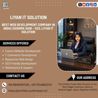 Best Web Development Service Provider | Sushma Sain – CEO in Jaipur - Image 1
