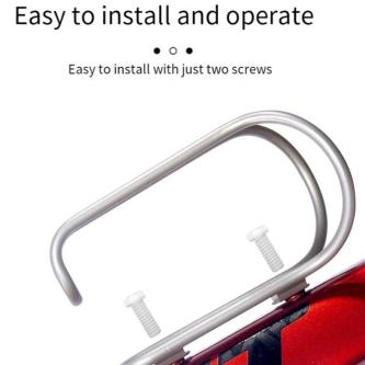 Bicycle Kettle Rack Titanium Alloy Hollow Riding Water … in Singapore - Image 1