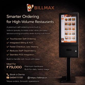 BillMax Kiosk Machine – Smart Self-Billing Solution in Chennai - Image 1
