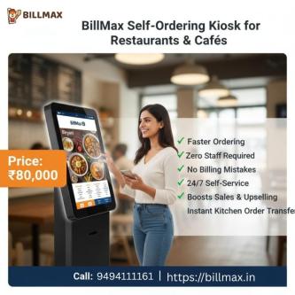 BillMax Kiosk – Reduce Queue Time! Self-Ordering Machine for Sho in Chennai - Image 1