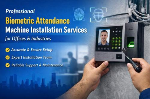 Biometric Attendance Machine Installation Services for Offices in Delhi - Image 1